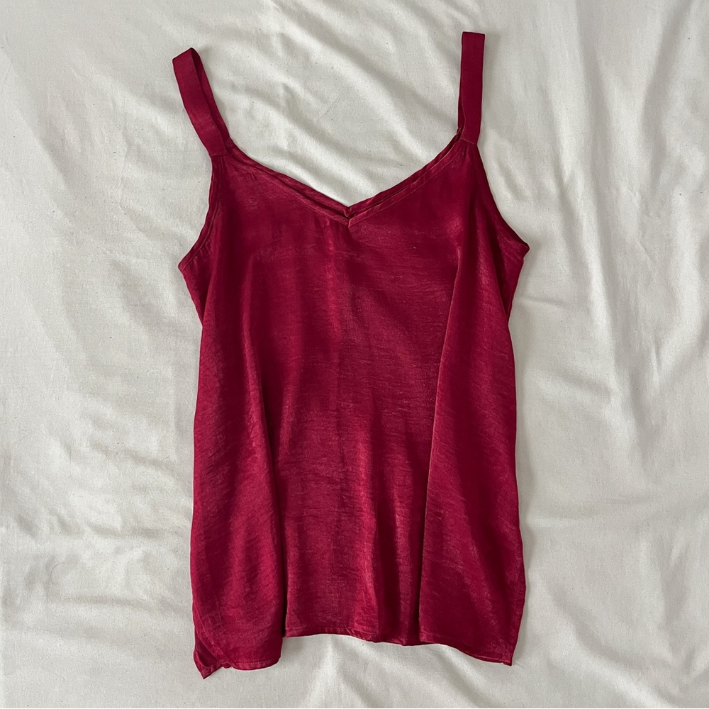 ♥️ Gorgeous Silky Red Cami Top